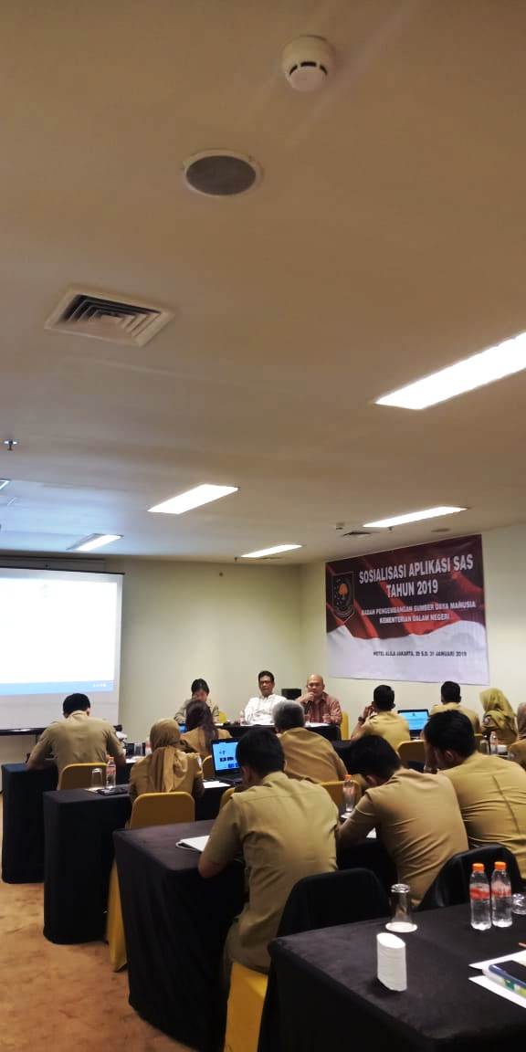 SOSIALISASI APLIKASI SAS TAHUN ANGGARAN 2019 29-30 JANUARI 2019