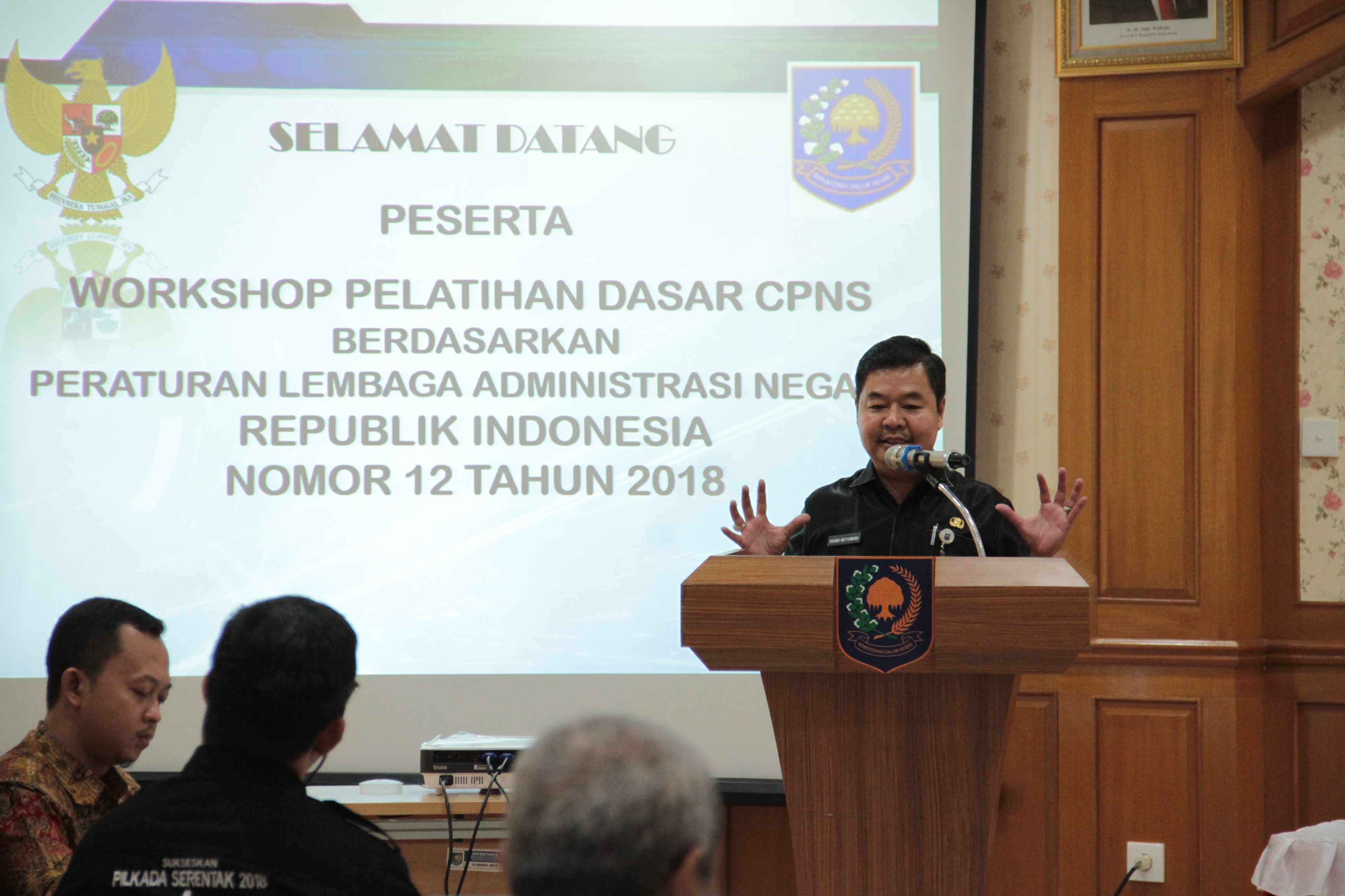 Workshop Pelatihan Dasar CPNS berdasarkan Perkalan No. 12 tahun 2018