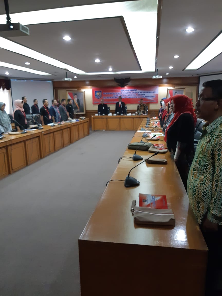 Workshop pembinaan dan pengembangan kepegawaian jabatan fungsional dosen di lingkungan Institut Peme