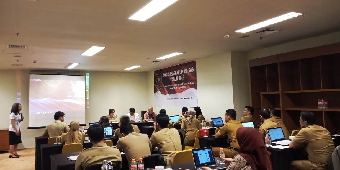 SOSIALISASI APLIKASI SAS TAHUN ANGGARAN 2019 29-30 JANUARI 2019