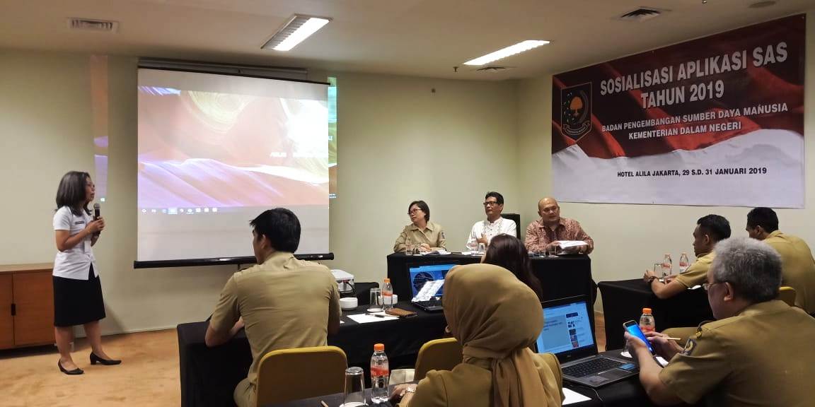 SOSIALISASI APLIKASI SAS TAHUN ANGGARAN 2019 29-30 JANUARI 2019