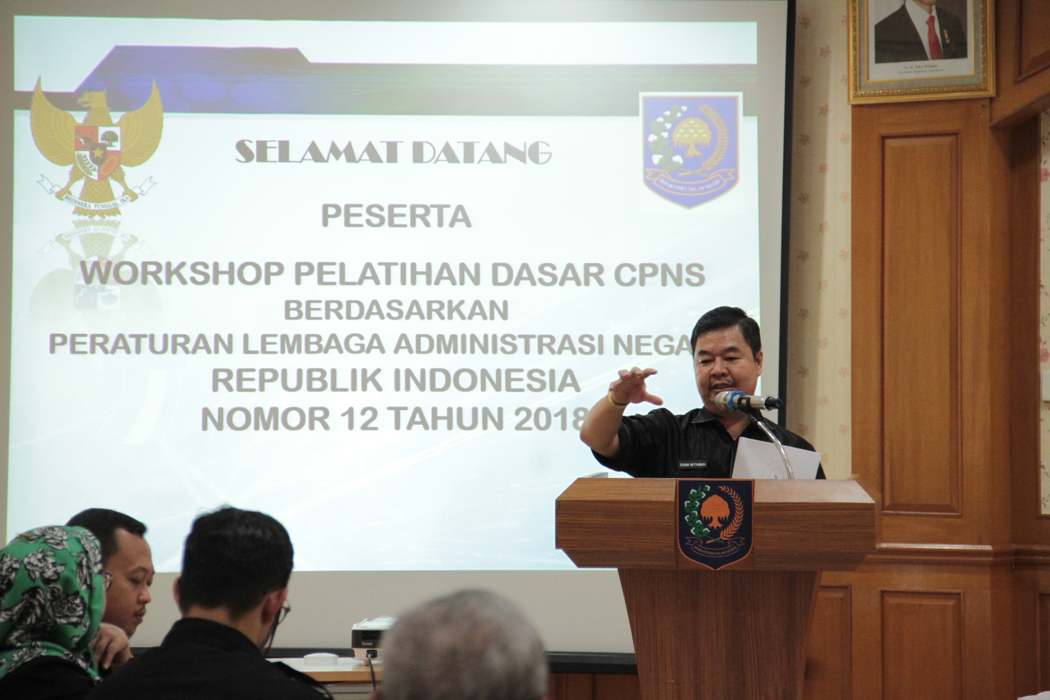Workshop Pelatihan Dasar CPNS berdasarkan Perkalan No. 12 tahun 2018