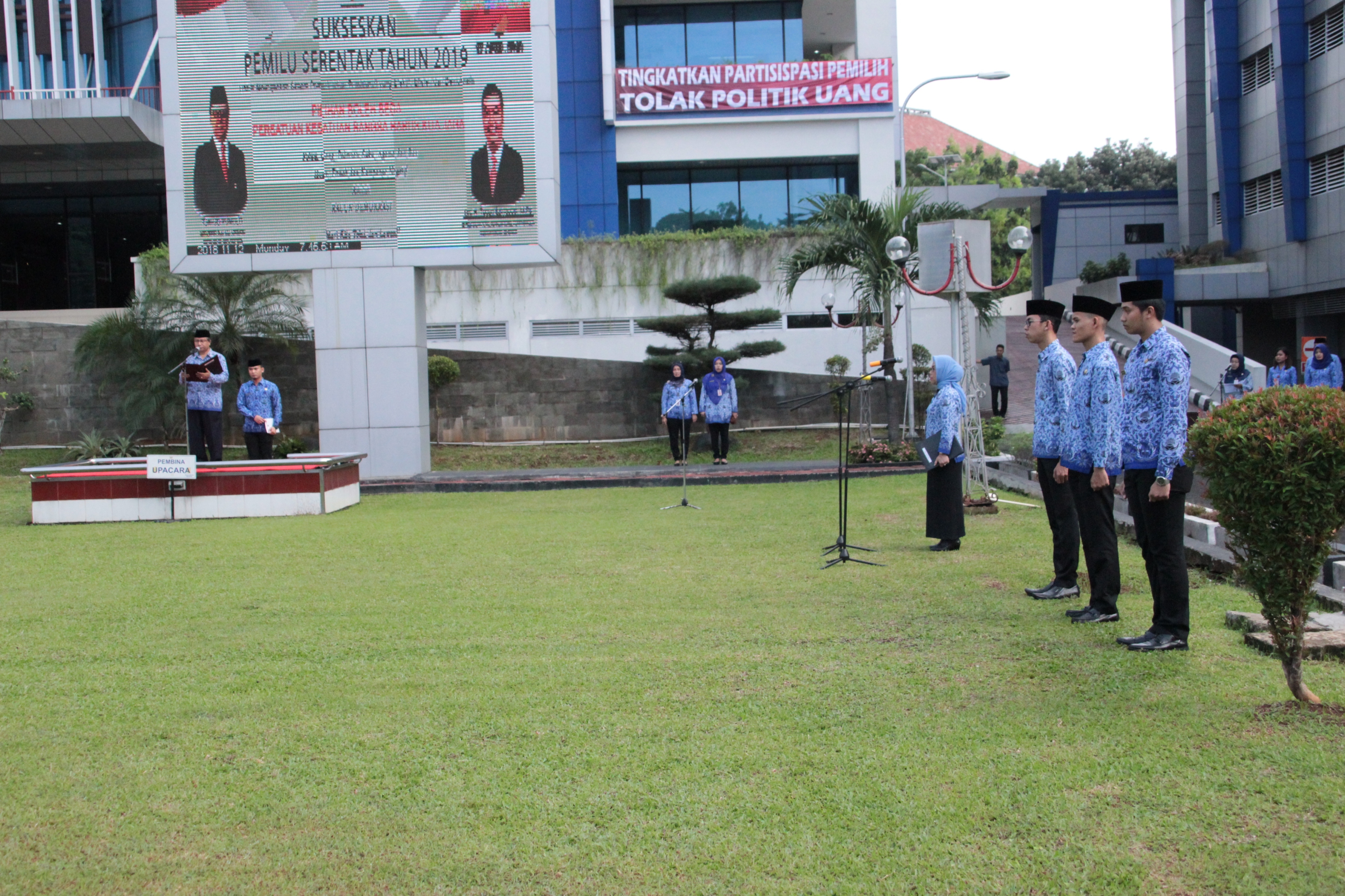 UPACARA PERINGATAN HARI PAHLAWAN KE-73 , SENIN 12-NOVEMBER-2018