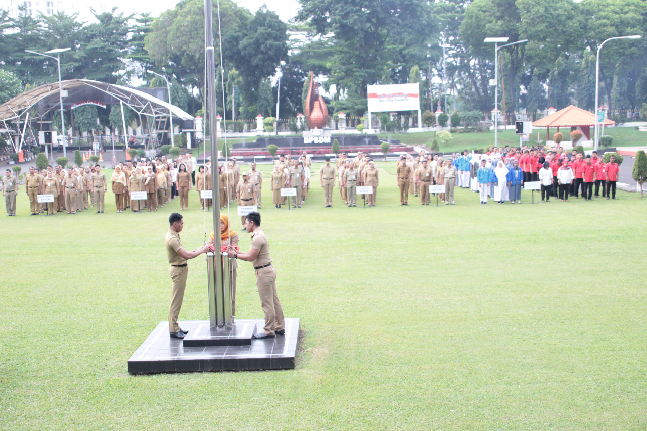Upacara Bendera dan Purna Bhakti  Senin, 21 - 01 - 2019