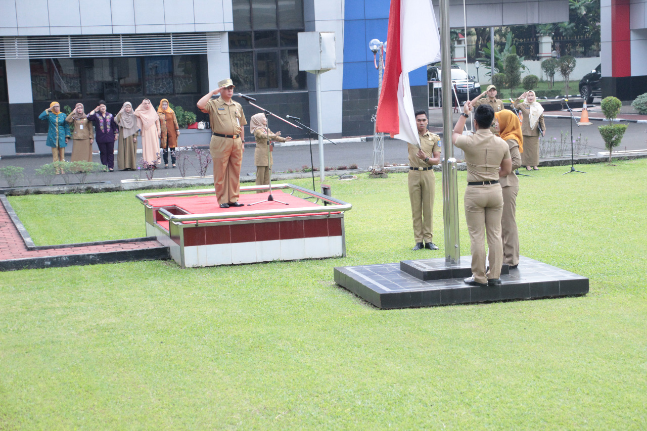 Upacara Bendera dan Purna Bhakti  Senin, 21 - 01 - 2019