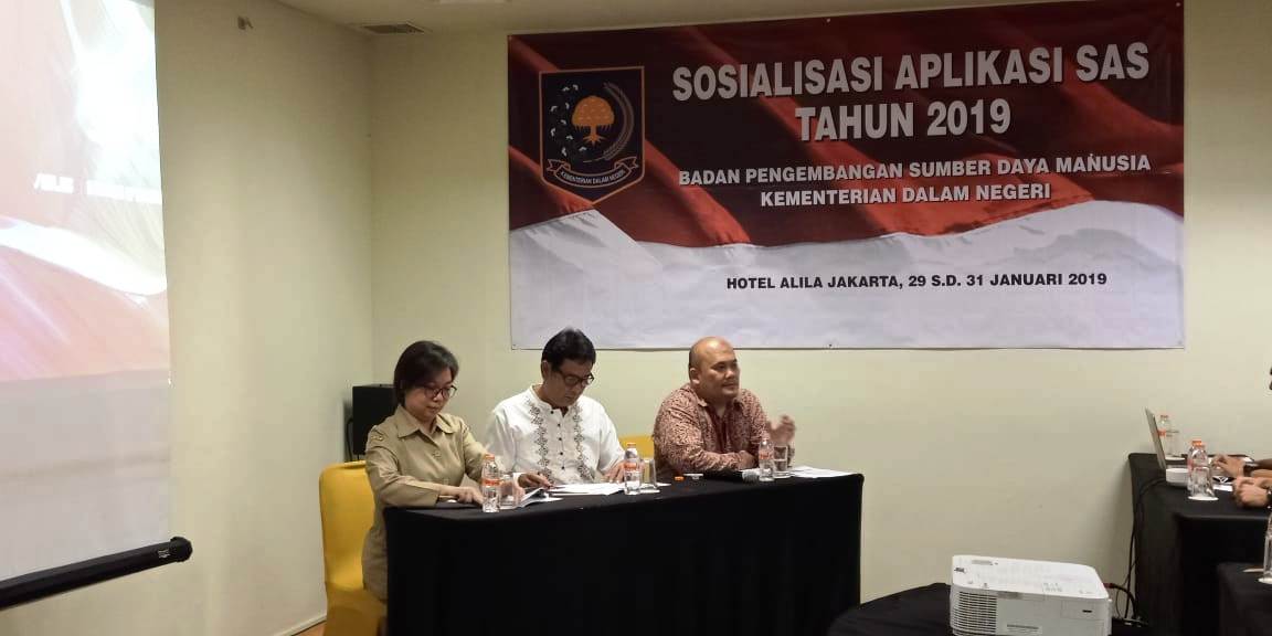 SOSIALISASI APLIKASI SAS TAHUN ANGGARAN 2019 29-30 JANUARI 2019