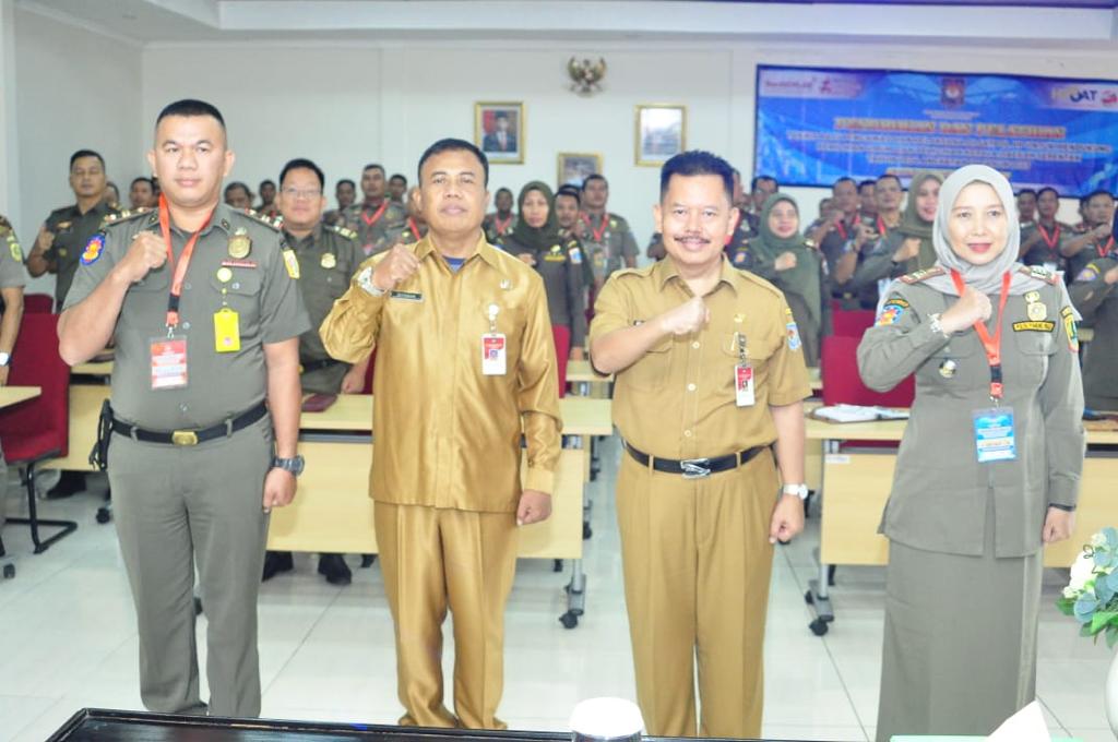 Pelaksanaan Diklat Teknis Pol PP Angkatan III & IV, Sinergi Mendukung Suksesnya Pemilu dan Pilkada 2024