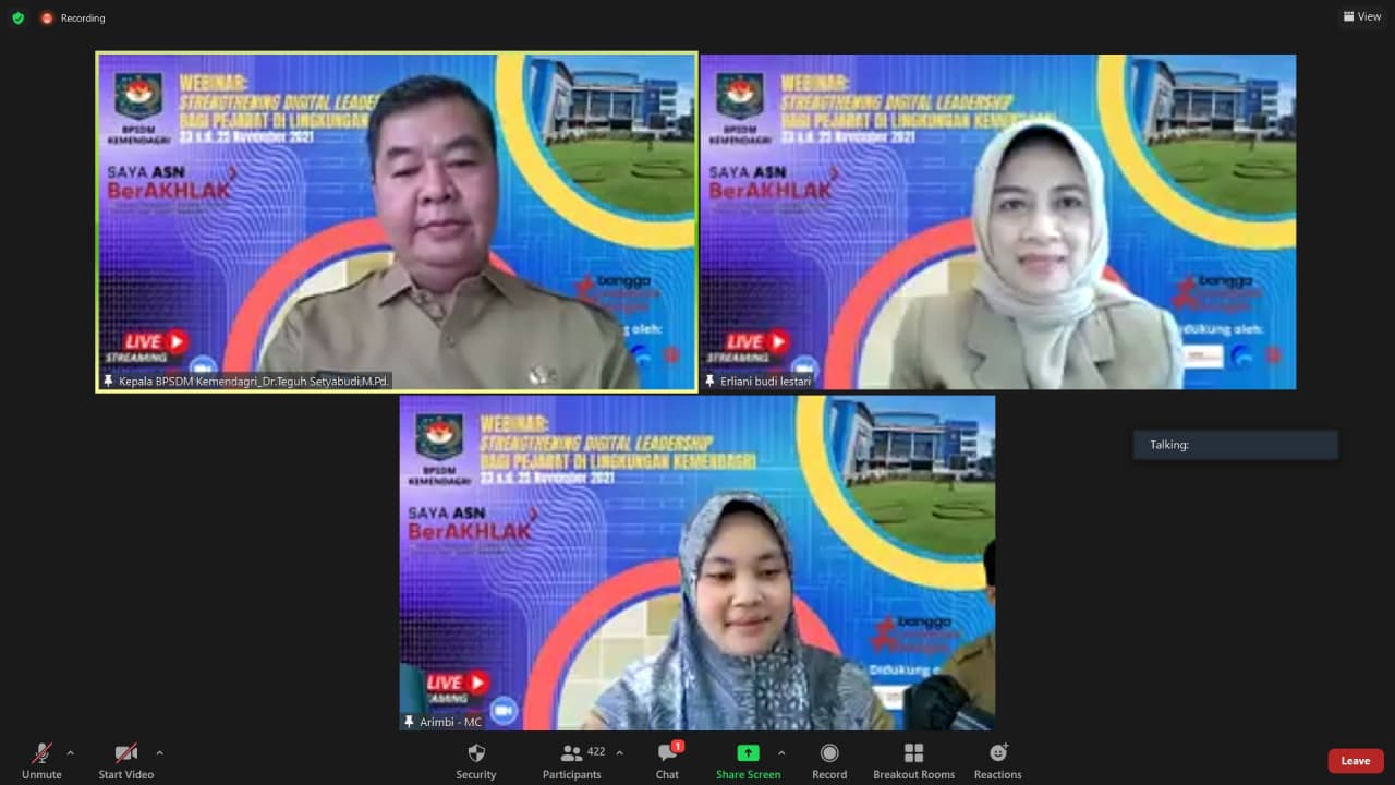 ERA TRANSFORMASI DIGITAL MENUNTUT APARATUR MEMILIKI KEMAMPUAN DIGITAL LEADERSHIP