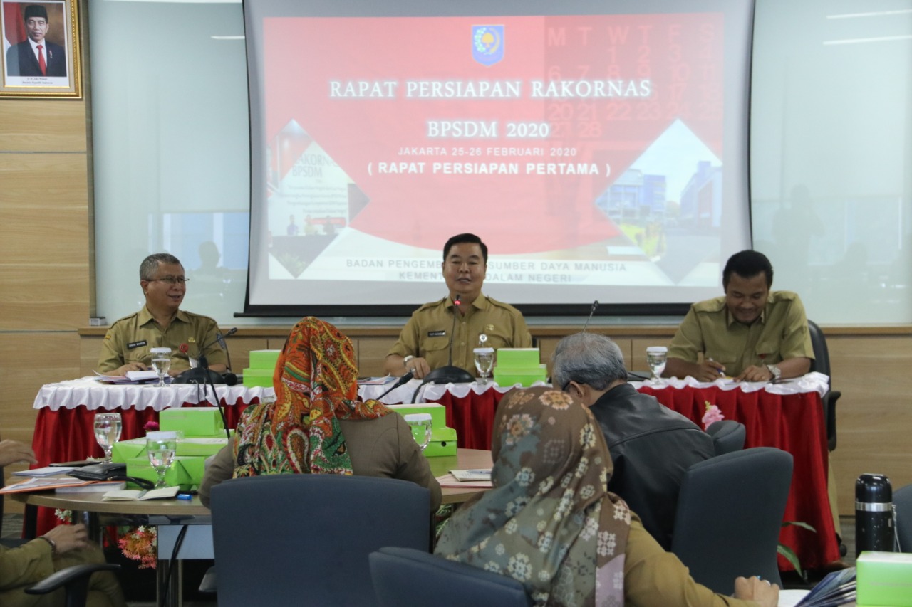 RAPAT PERSIAPAN RAKORNAS 2020 