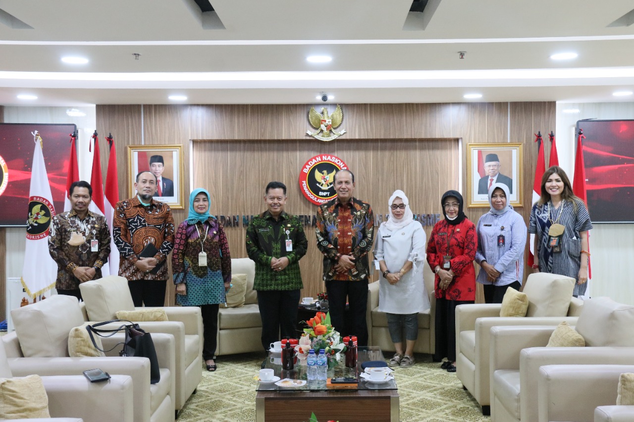 Dukung Pilar Kebangsaan untuk Penanggulangan Terorisme di Kalangan ASN, Kepala BPSDM Kemendagri Lakukan Kunjungan Kerja ke BNPT