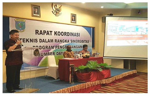 Rapat koordinasi teknis dalam rangka sinergitas prog. pengembangan SDM prov. Papua Barat