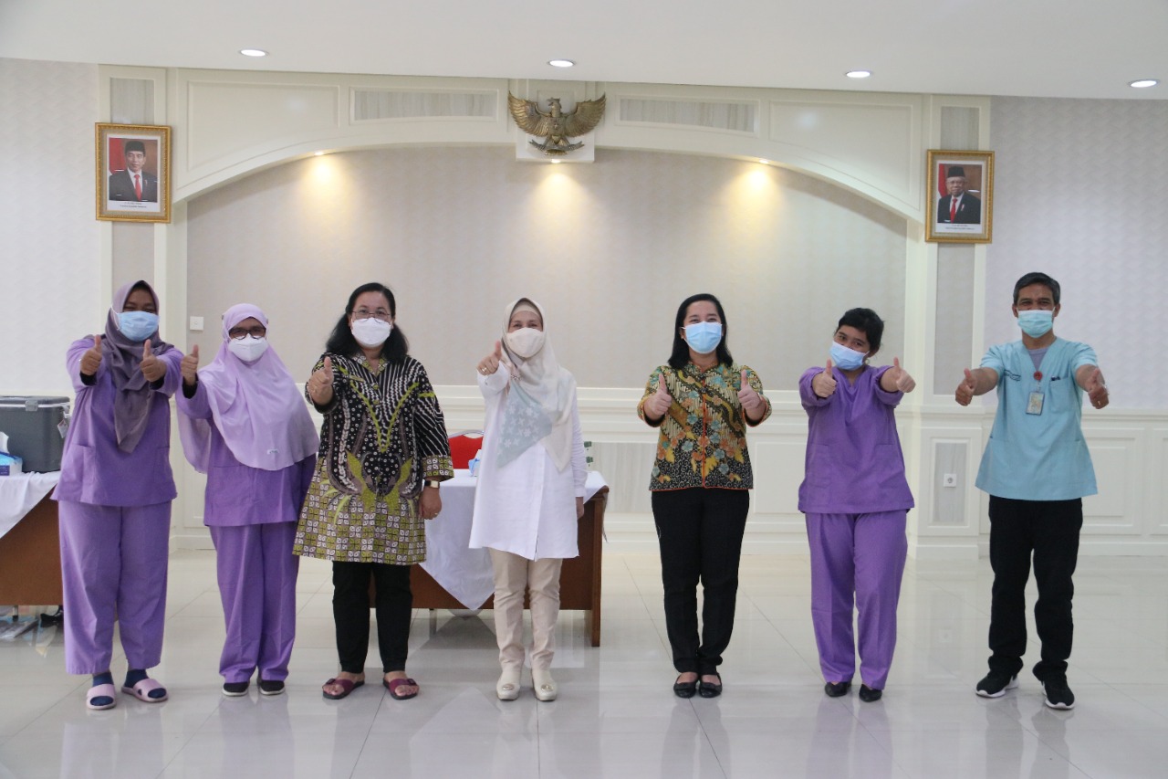 DETEKSI COVID-19, RATUSAN PEGAWAI BPSDM KEMENDAGRI TES PCR