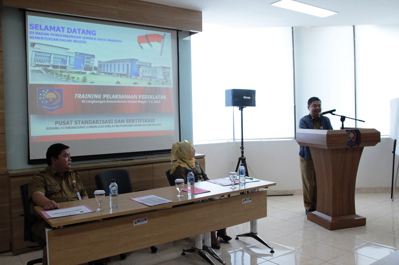 TRAINING PELAKSANAAN KEDIKLATAN, SEBAGAI TONGGAK AWAL PELAKSANAAN KEGIATAN DIKLAT