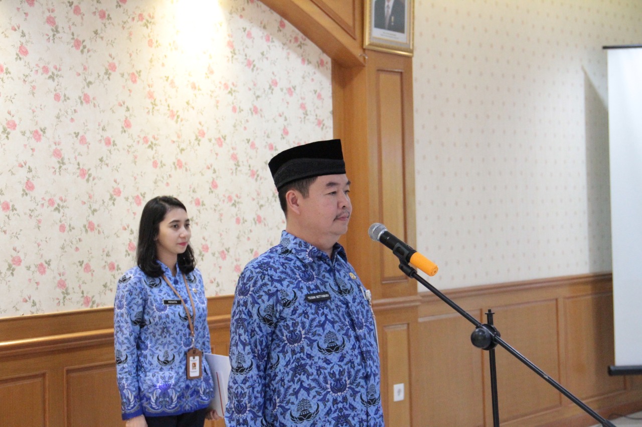 PELANTIKAN PEJABAT PENGAWAS (ESELON IV) DI LINGKUNGAN BPSDM KEMENDAGRI 