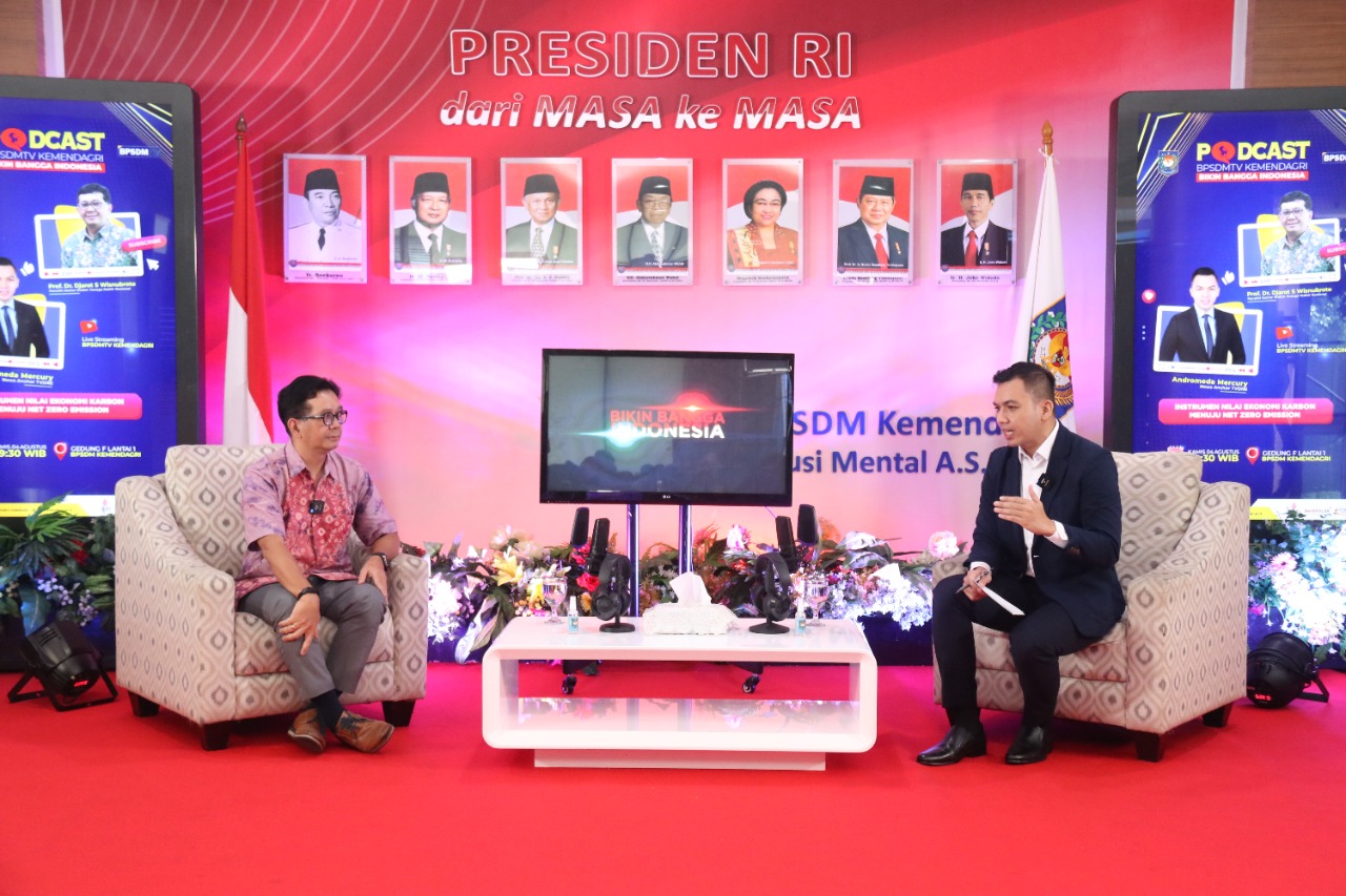 Kemendagri Gaungkan Net Zero Emission Lewat Podcast Bikin Bangga Indonesia 