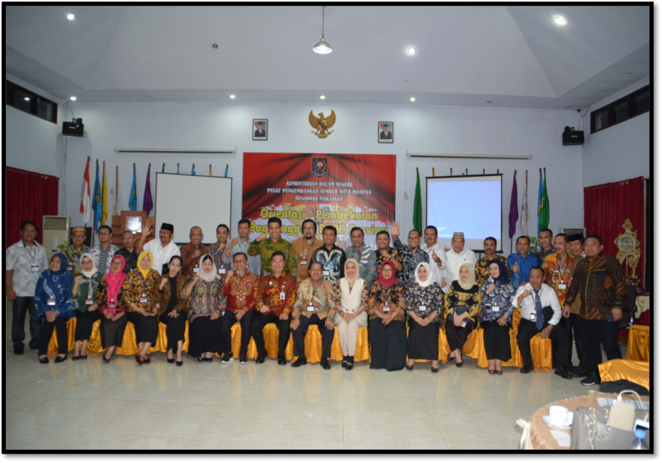 Kepala BPSDM Kemendagri Tutup  Orientasi Bagi Anggota DPRD Provinsi Angkatan I PPSDM Regional Makassar Tahun 2019