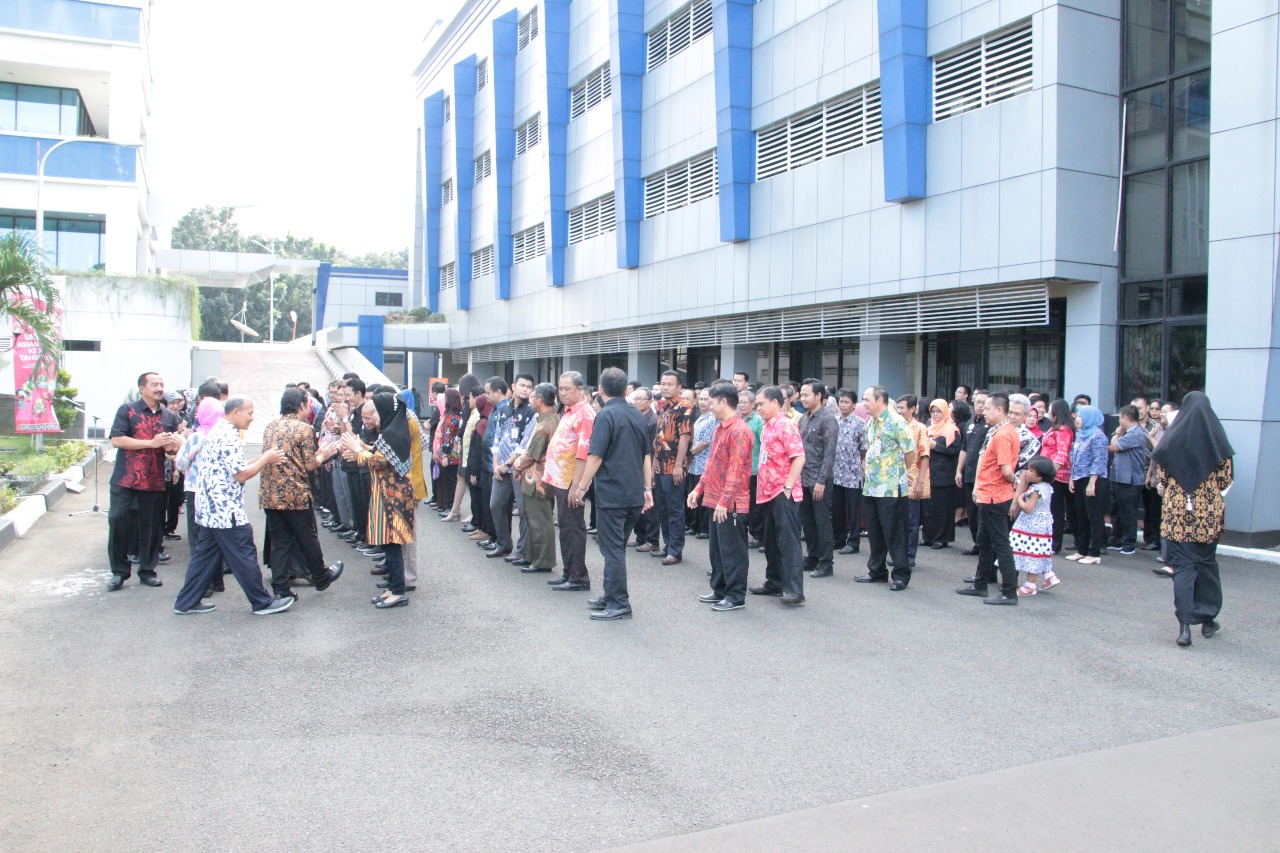APEL PAGI BERSAMA DALAM RANGKA KONSOLIDASI DAN HALAL BI HALAL PEGAWAI BPSDM KEMENDAGRI 