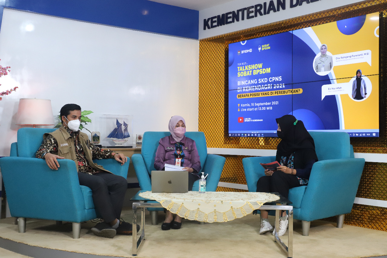 JUMLAH PESERTA SELEKSI CPNS KEMENDAGRI TAHUN 2021 ALAMI PENINGKATAN