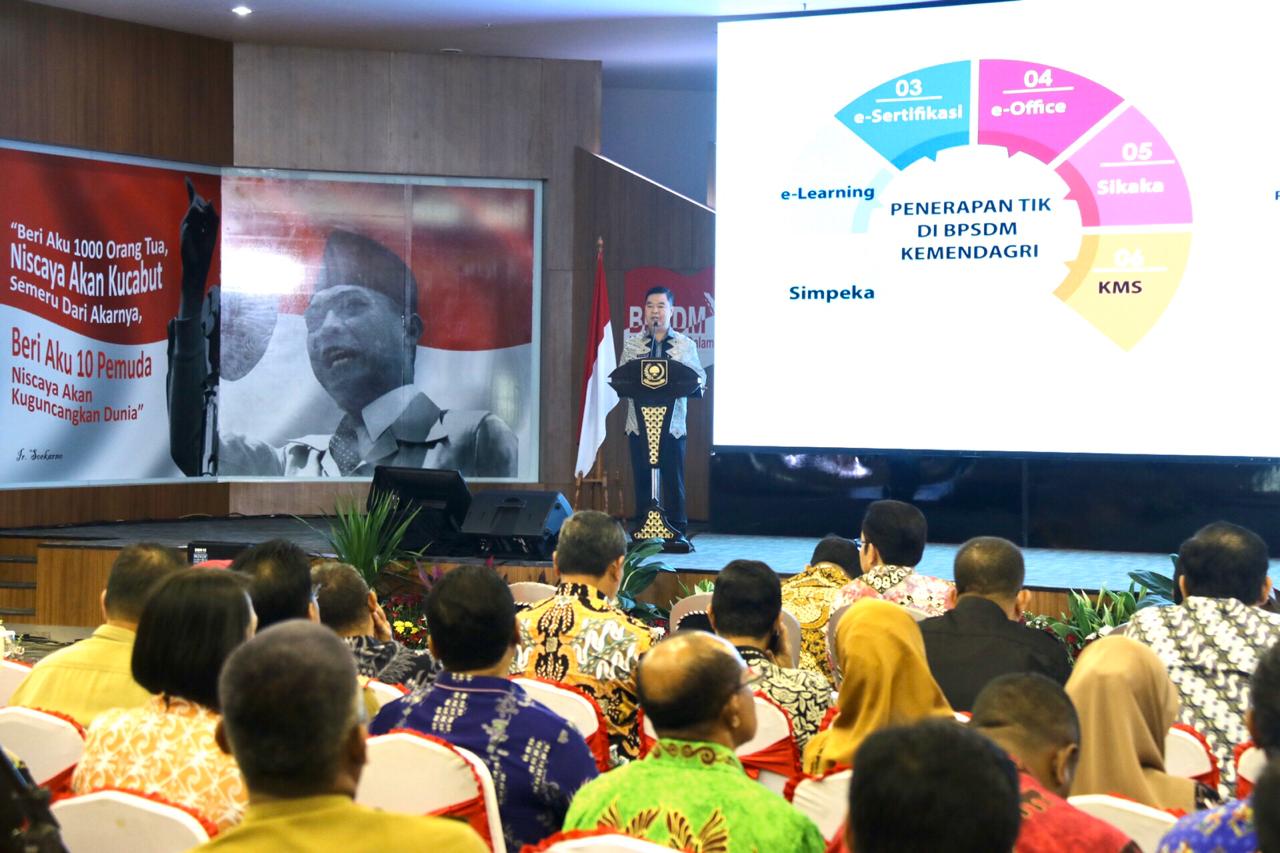 BPSDM KEMENDAGRI SUKSES GELAR RAKORNAS KEPALA BPSDM SE-INDONESIA TAHUN 2020