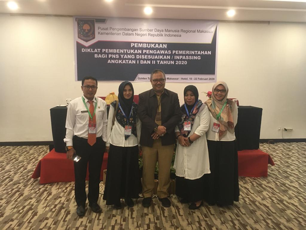 Kapus PSDM Reg. Makassar Buka Diklat Pembentukan P2 Bagi PNS Inpassing