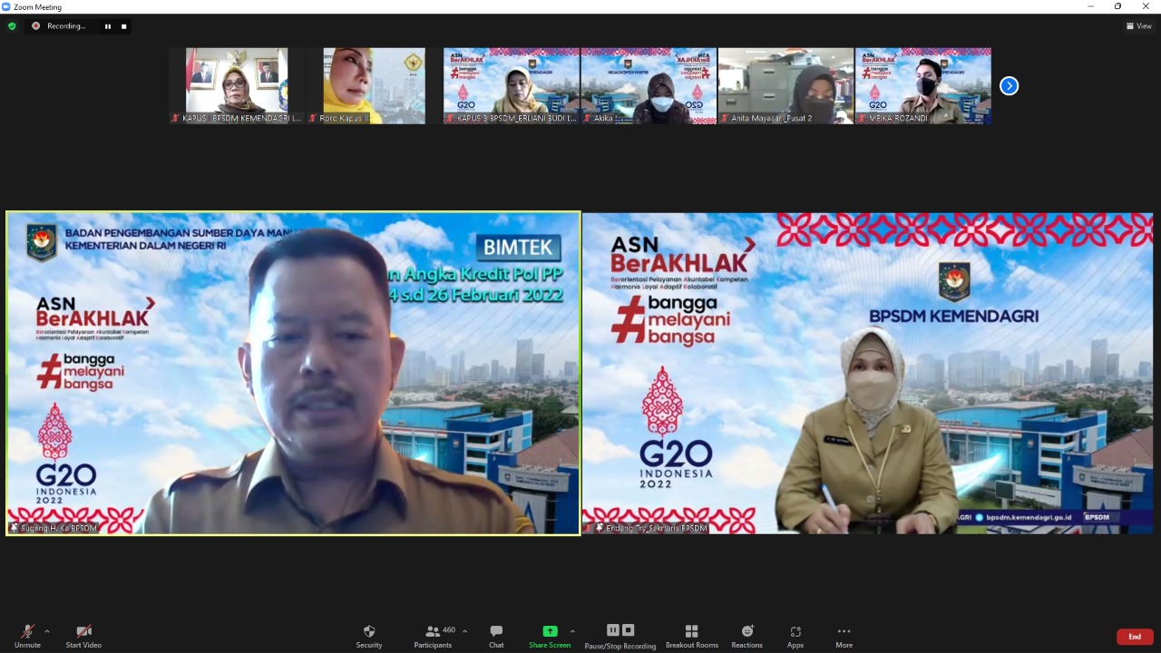 3 Pilar Revolusi Mental BPSDM Kemendagri dibawah Pimpinan Sugeng Hariyono  