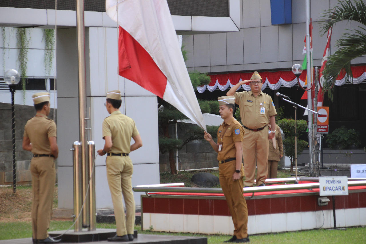 RUTINITAS UPACARA DI LINGKUNGAN BPSDM KEMENDAGRI SENIN, 5 - AGUSTUS - 2019
