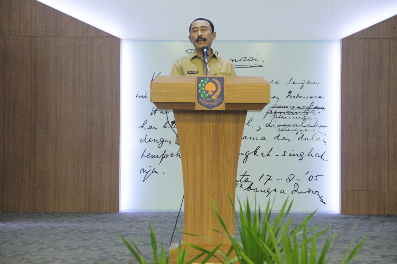 SAMBUTAN SEKJEN KEMENDAGRI PADA PEMBUKAAN DIKLATPIM TINGKAT II, III, IV DAN BARANG DAN JASA