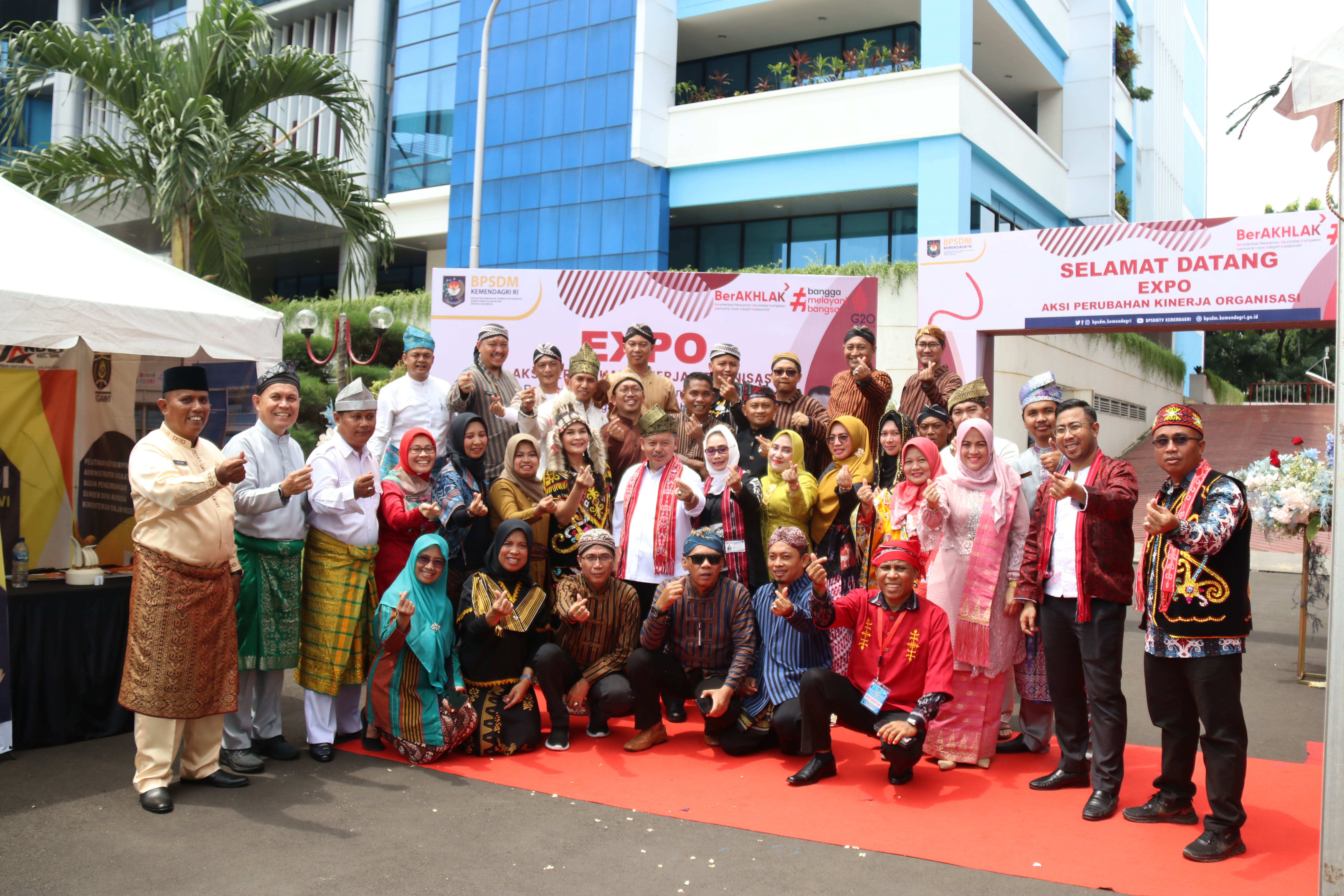BPSDM Kemendagri Resmi Buka Expo Aksi Perubahan Kinerja Organisasi pada Pelatihan Kepemimpinan Administrator