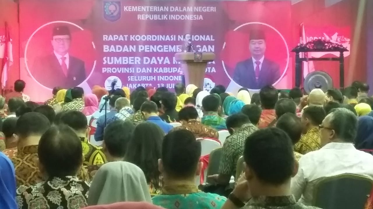 BPSDM KEMENTERIAN DALAM NEGERI GELAR RAKORNAS SOSIALISAKAN PERMENDAGRI NOMOR 11 TAHUN 2018