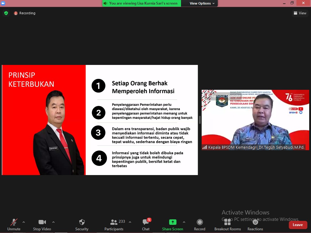  TEGUH SETYABUDI : TATA KELOLA GOOD GOVERNANCE DAN CLEEN GOVERNANCE YANG HARUS KITA WUJUDKAN 