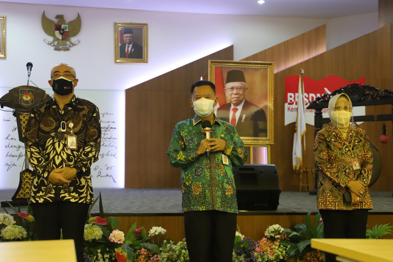  BKN APRESIASI PENERAPAN PROTOKOL KESEHATAN PADA PELAKSANAAN SKD DI KEMENDAGRI