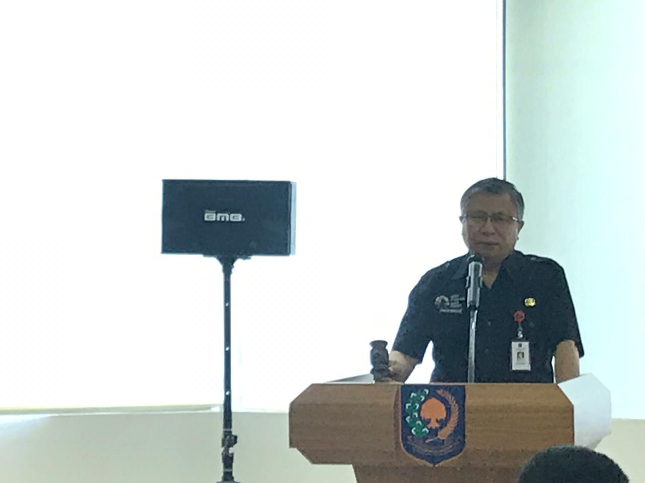 PEMBUKAAN PADA WORKSHOP PEMETAAN KEBUTUHAN KERJA SAMA PENGEMBANGAN KOMPETENSI DAN PENYUSUNAN NASKAH KERJA SAMA  OLEH BAPAK SEKRETARIS BADAN DRS. DINDIN WAHIDIN, M.SI 