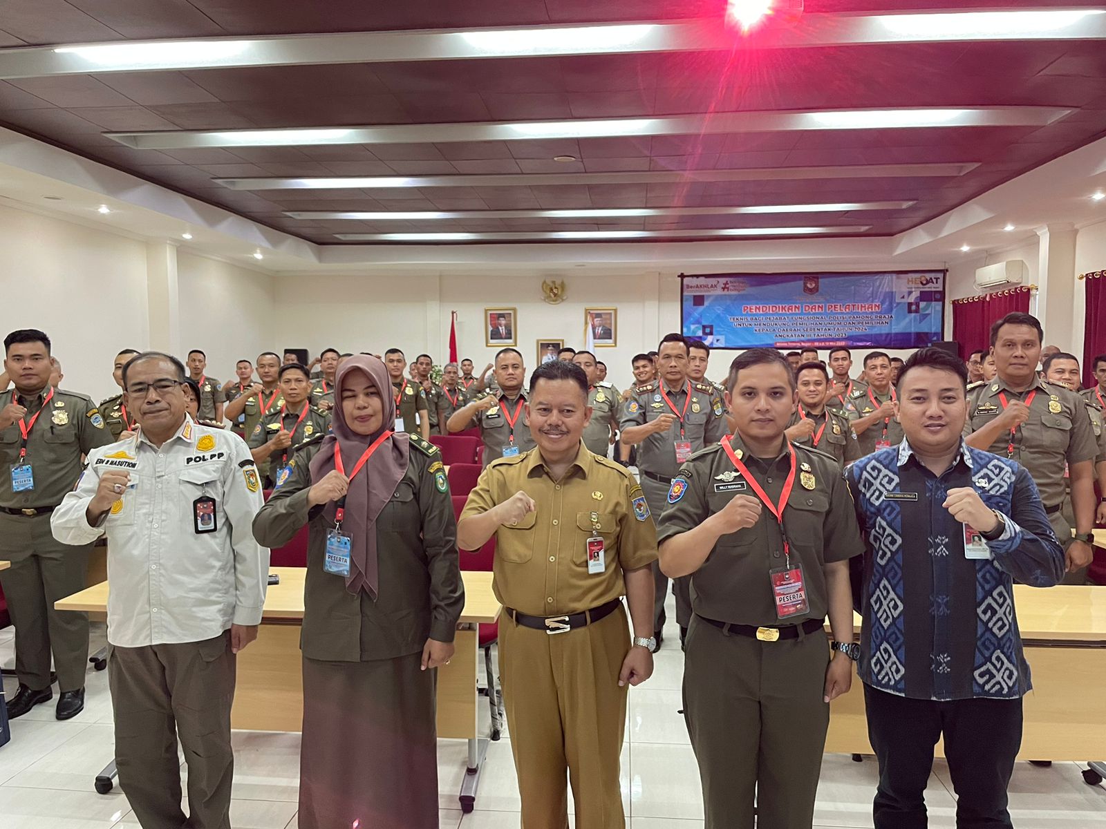 Pejabat Fungsional Polisi Pamong Praja Dibekali Dalam Diklat Teknis BPSDM Kemendagri Untuk Mendukung Pemilu dan Pilkada Serentak 2024