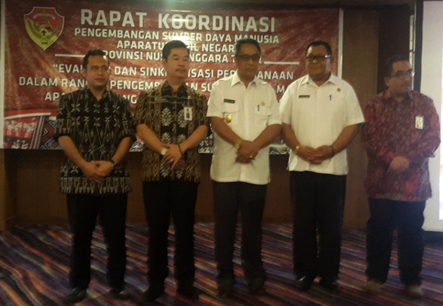 RAKOR pengembangan SDM-ASN di lingkungan pemerintah prov NTT