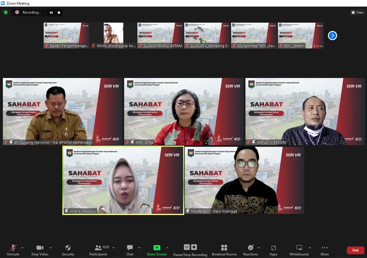 Kemendagri Perkuat Kompetensi ASN yang Bebas Korupsi
