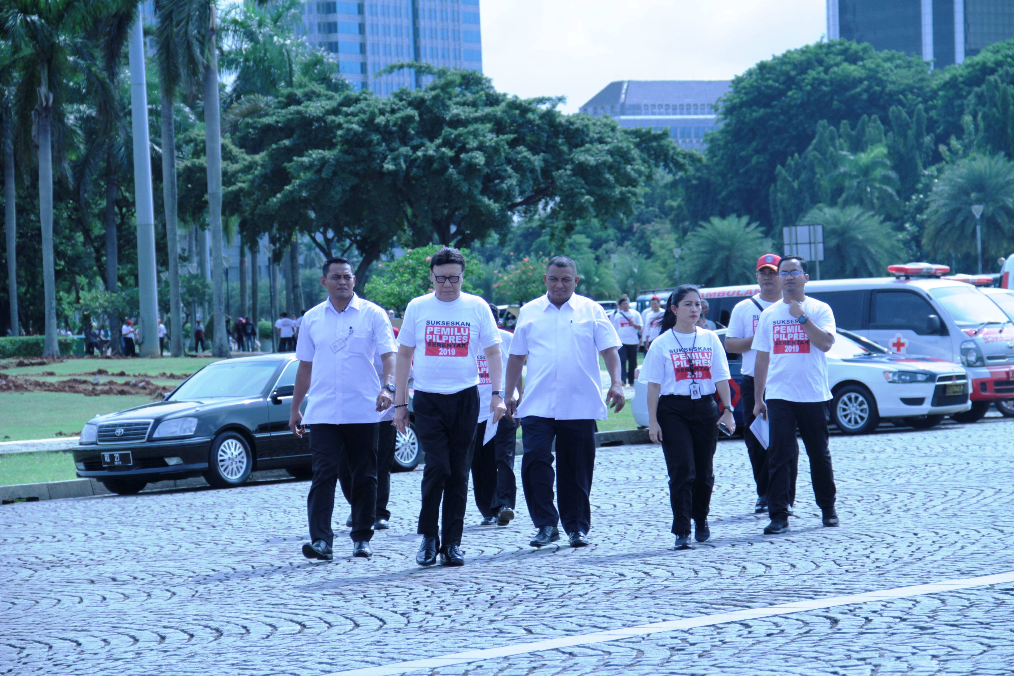 Apel ASN Kemendagri dan BNPP Siap Menyukseskan Pemilu 2019