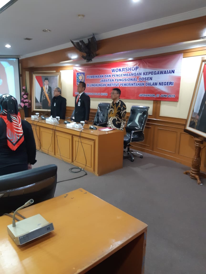 Workshop pembinaan dan pengembangan kepegawaian jabatan fungsional dosen di lingkungan Institut Peme