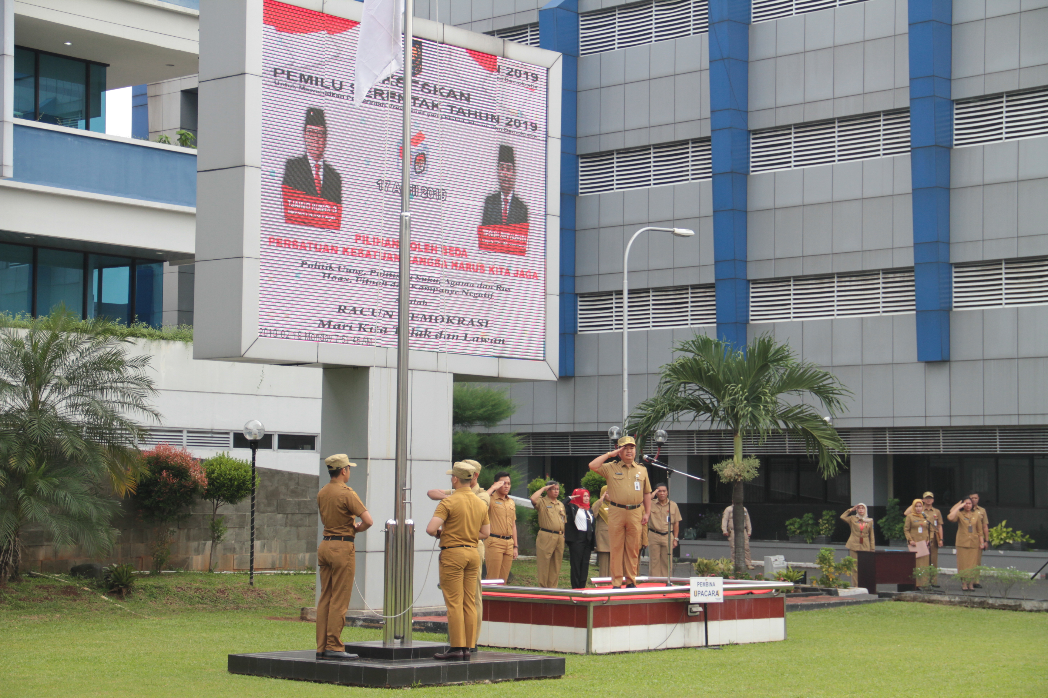 Upacara Bendera, Senin 18 Februari 2019
